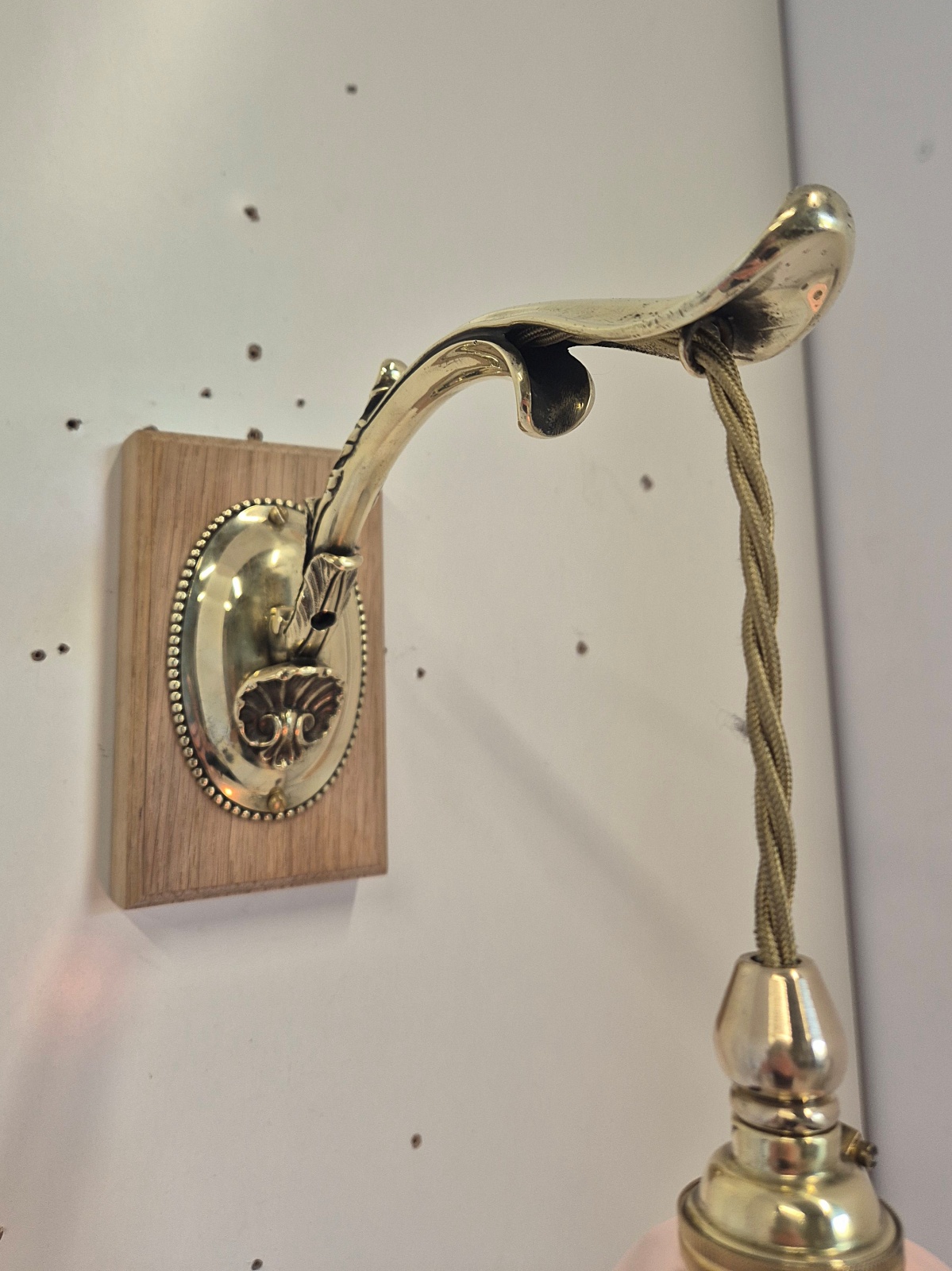 Unsigned | Small Edwardian Wall Light | England c.1905 - Image 9