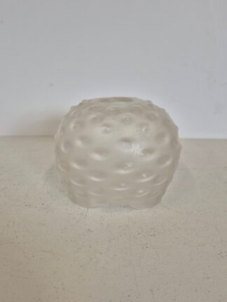 Unsigned | Bulbous Satin-Glass Lampshade | England c.1900