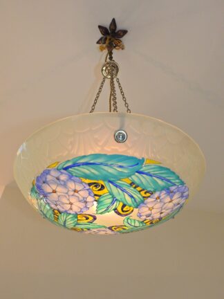 Loys Lucha, Paris | 2 Plafonniers | France c.1930 | SOLD