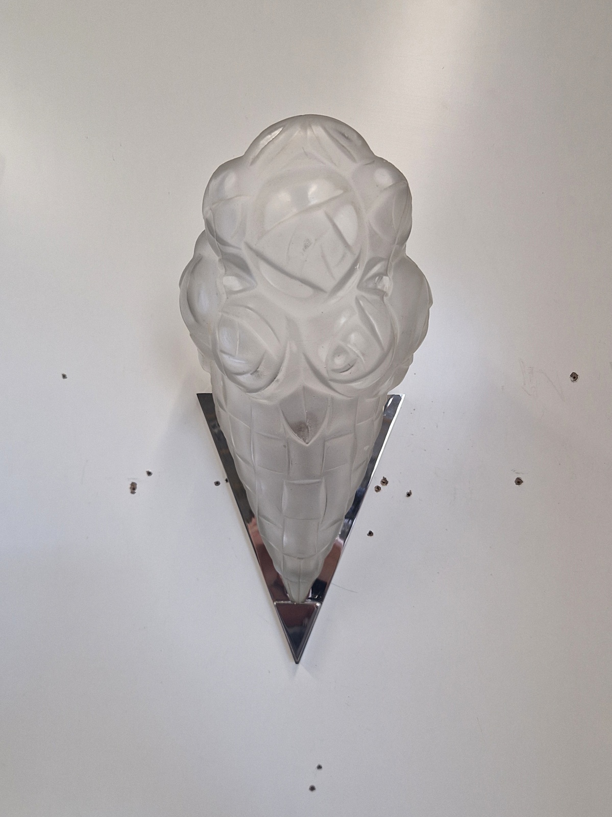 Verrerie D'art Degué | 2 x Pairs (4) Art Deco Wall Lights | France c.1930 - Image 3