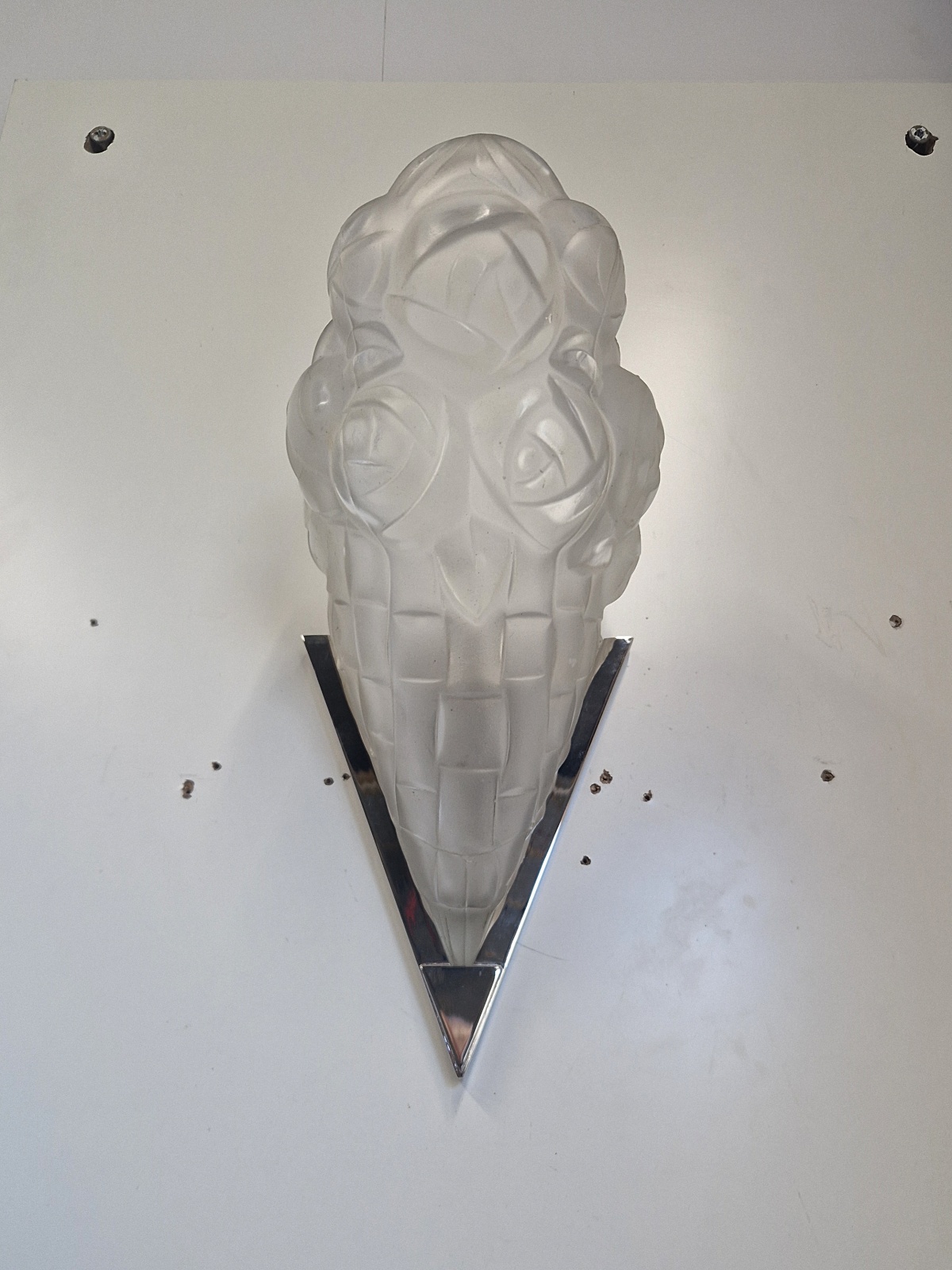 Verrerie D'art Degué | 2 x Pairs (4) Art Deco Wall Lights | France c.1930 - Image 5