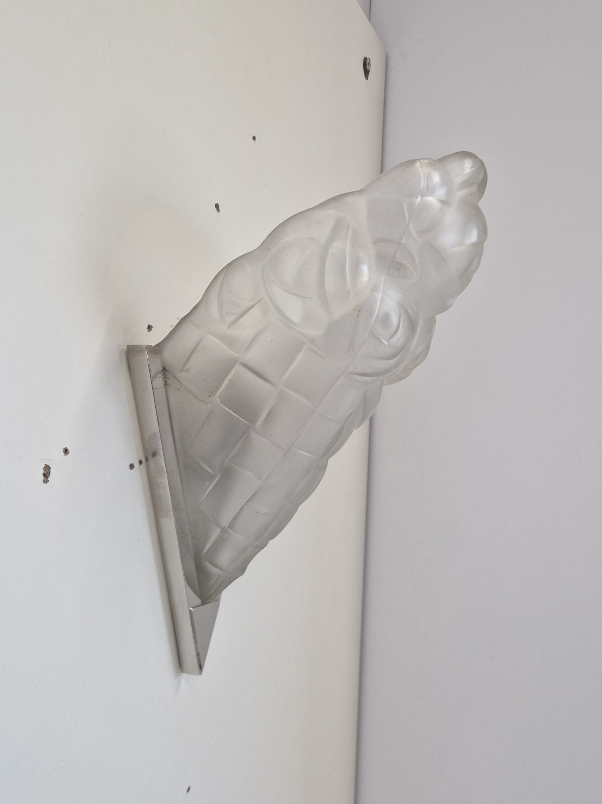 Verrerie D'art Degué | 2 x Pairs (4) Art Deco Wall Lights | France c.1930 - Image 7