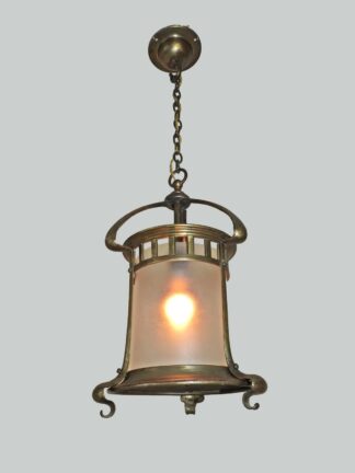 Unsigned | Bronze Art Nouveau Lantern | England c.1905 | SOLD