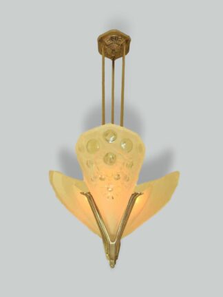 Muller Frères, Luneville | Art Deco Chandelier | France c.1930