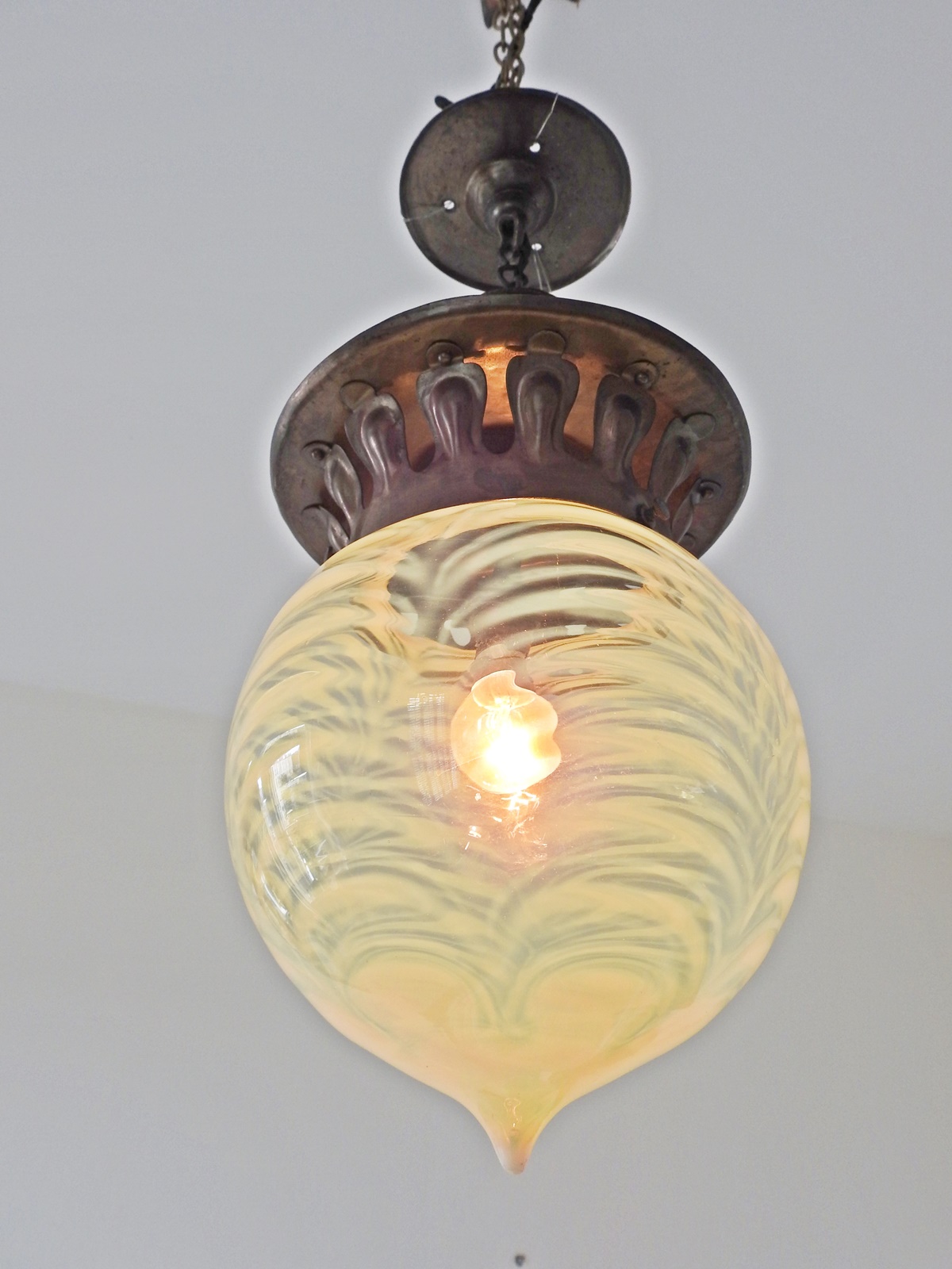 Attributed Jesson Birkett & Co.(Faulkner Bronze co.) | Arts & Crafts Lantern | England c.1900 | SOLD - Image 3