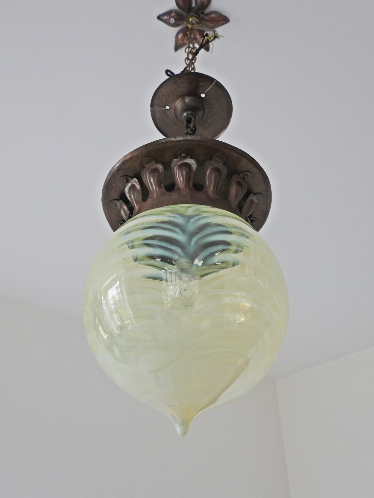 Attributed Jesson Birkett & Co.(Faulkner Bronze co.) | Arts & Crafts Lantern | England c.1900 | SOLD - Image 4