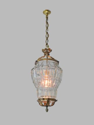 Style of Escaré & Danelle | Large "Versailles" Prism Lantern | England or France Early c.20th | SOLD