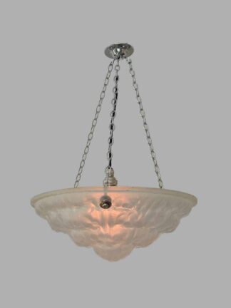 Degué | Frosted Glass Plafonnier | France c.1930 | SOLD
