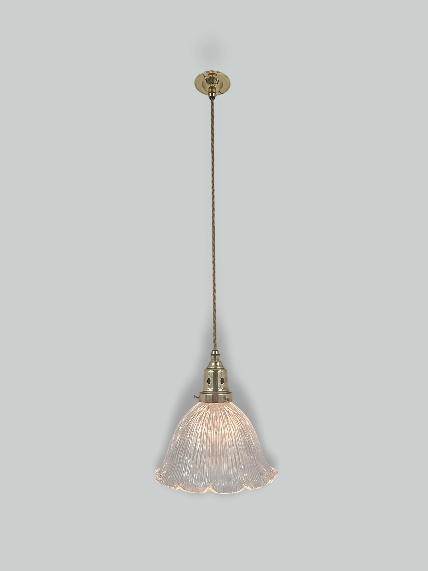 The Holophane Company | Large "Stiletto" Prism Reflector | England c.1900