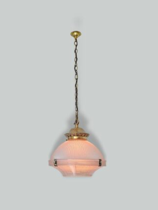 The Holophane Company | Large "Blondel & Stiletto" Prism Lantern | England early c.20th | SOLD