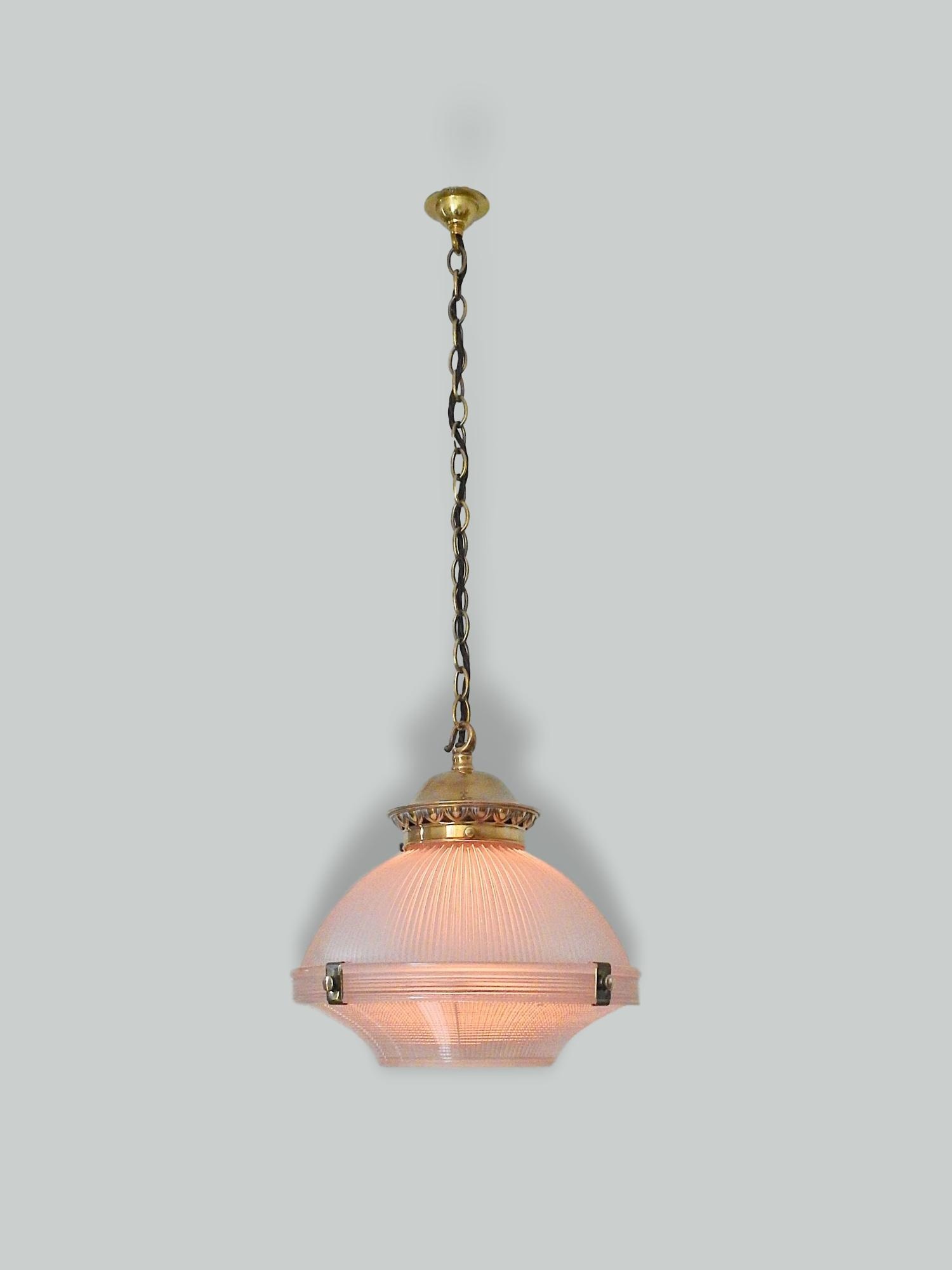 The Holophane Company | Large "Blondel & Stiletto" Prism Lantern | England early c.20th | SOLD