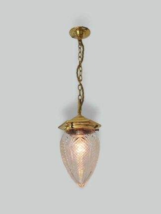 Unsigned | Cut-glass "Pineapple" Pendant | England Early c.20th | SOLD