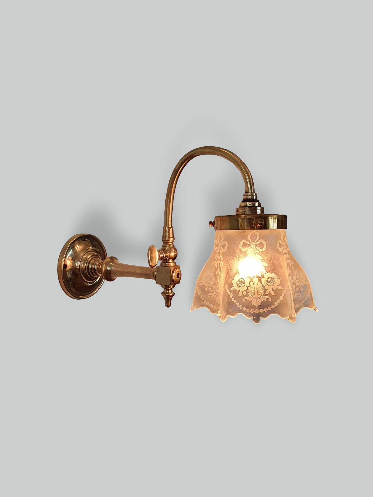 Unsigned | Small Edwardian Gas Wall Light | England c.1900 | SOLD