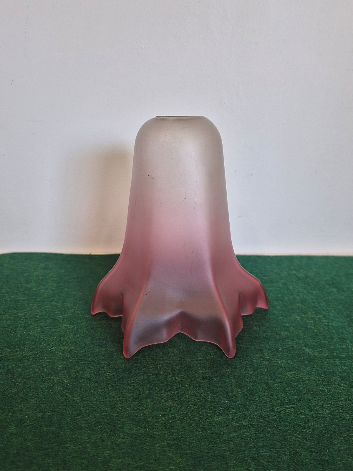 Unsigned | Cranberry-satin Lampshades | England c.1900