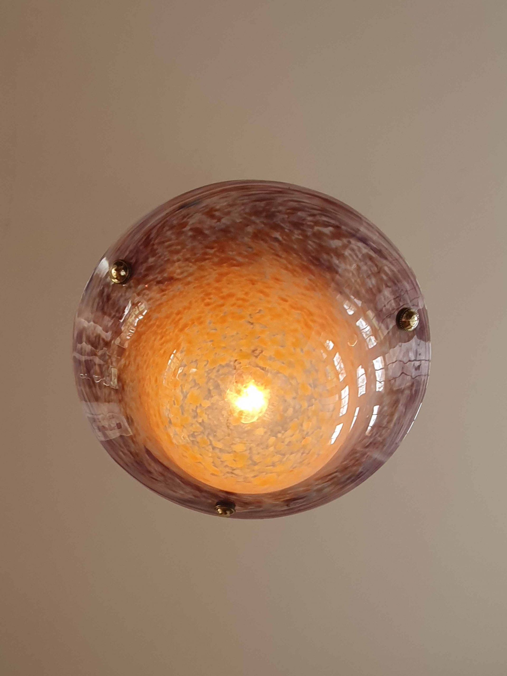 Attributed Vasart Glass, Strathearn | Coloured-Glass Plafonnier | Scotland c.1960 | SOLD - Image 5