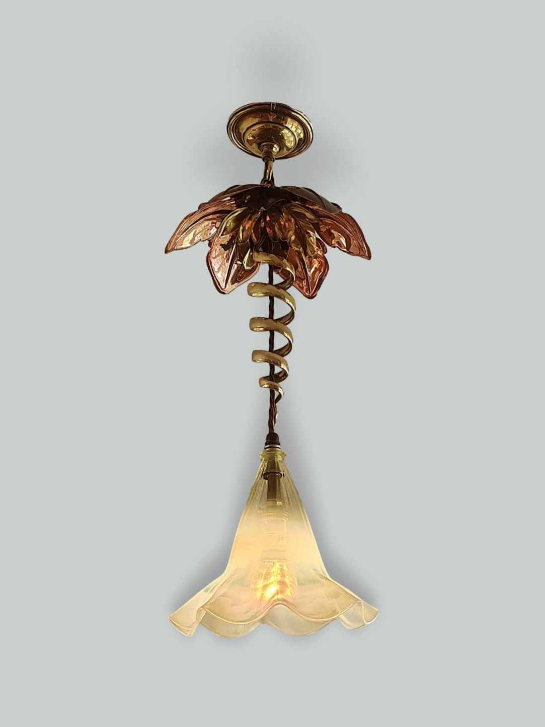 W.A.S Benson with James Powell & Sons | A Copper & Brass Hall Lantern | England c.1900 | SOLD