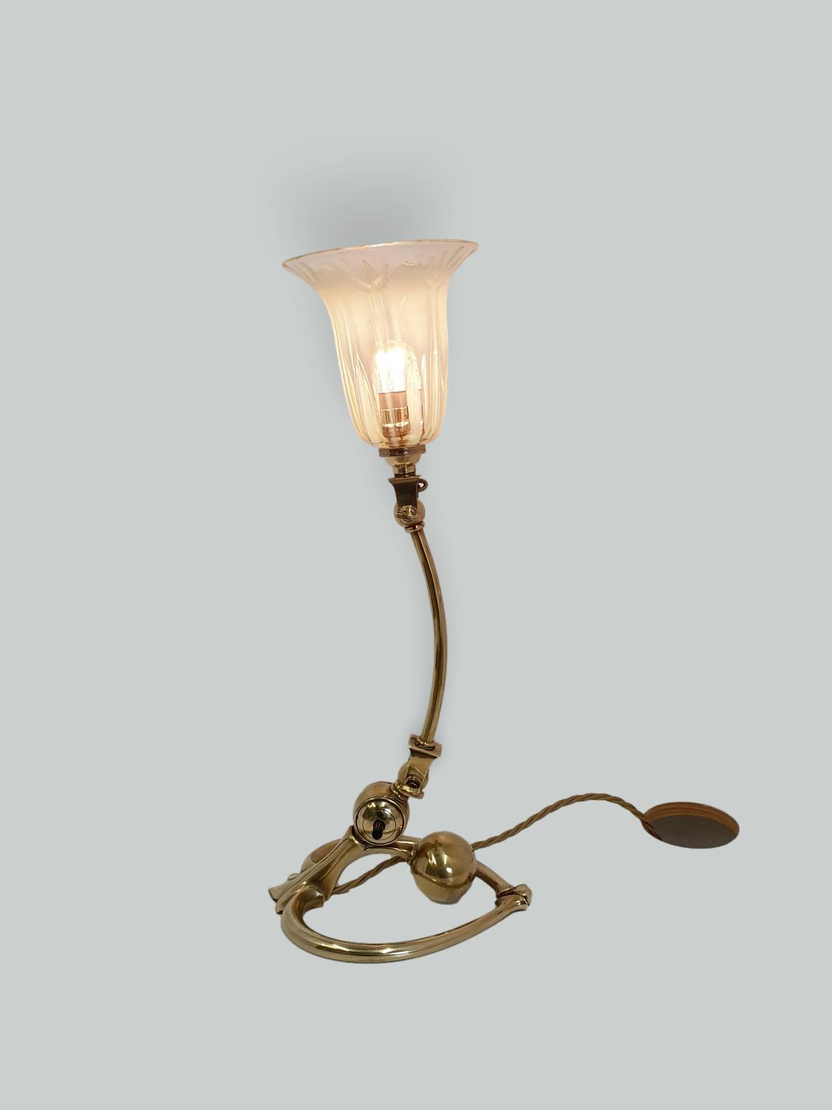 W.A.S Benson with John Walsh Walsh | Arts & Crafts Desk Lamp | England c.1900 | SOLD