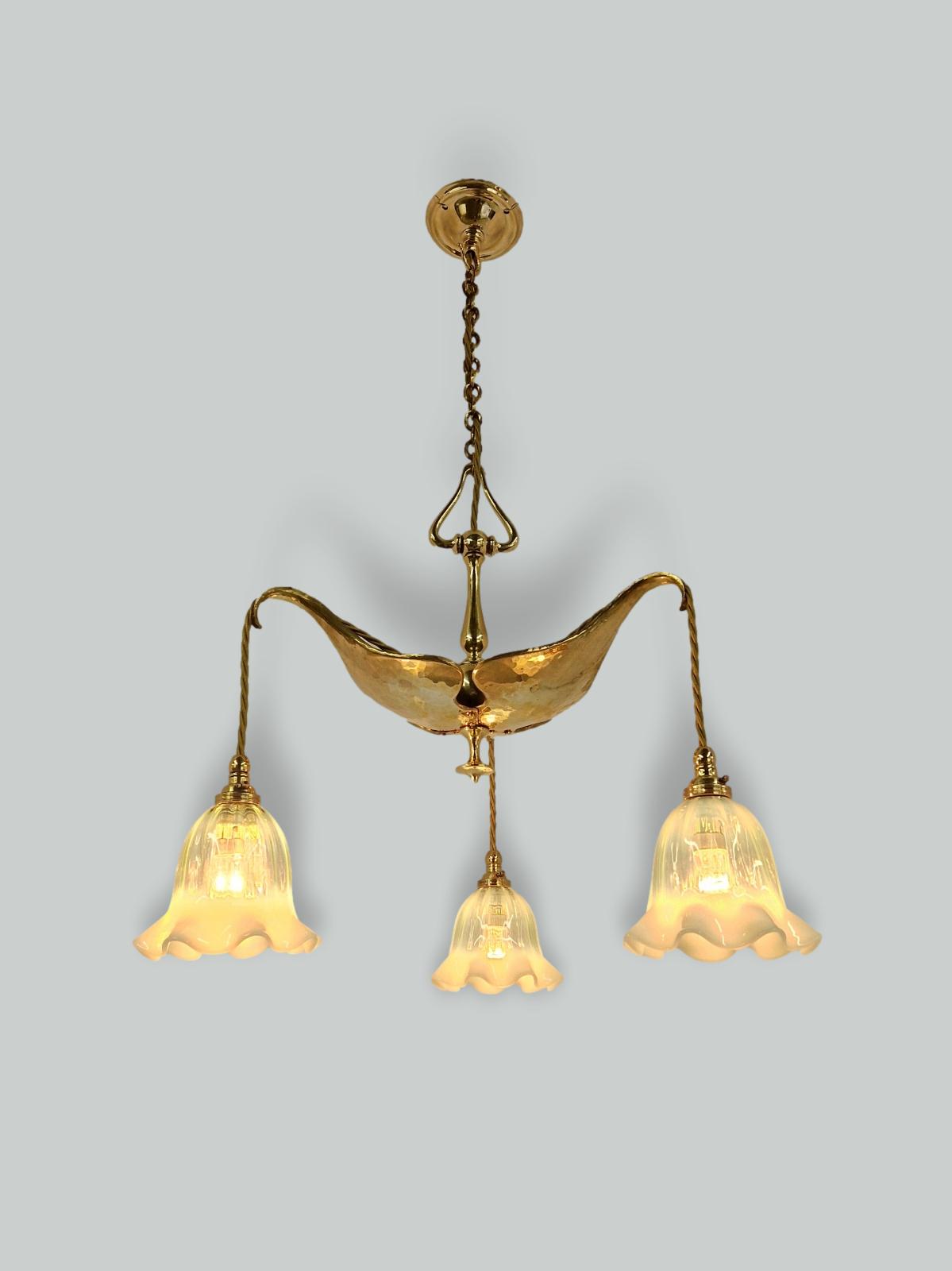 Attributed The General Electric Company (G.E.C) | 2 Small Arts & Crafts Ceiling Lights | England c.1900 | SOLD