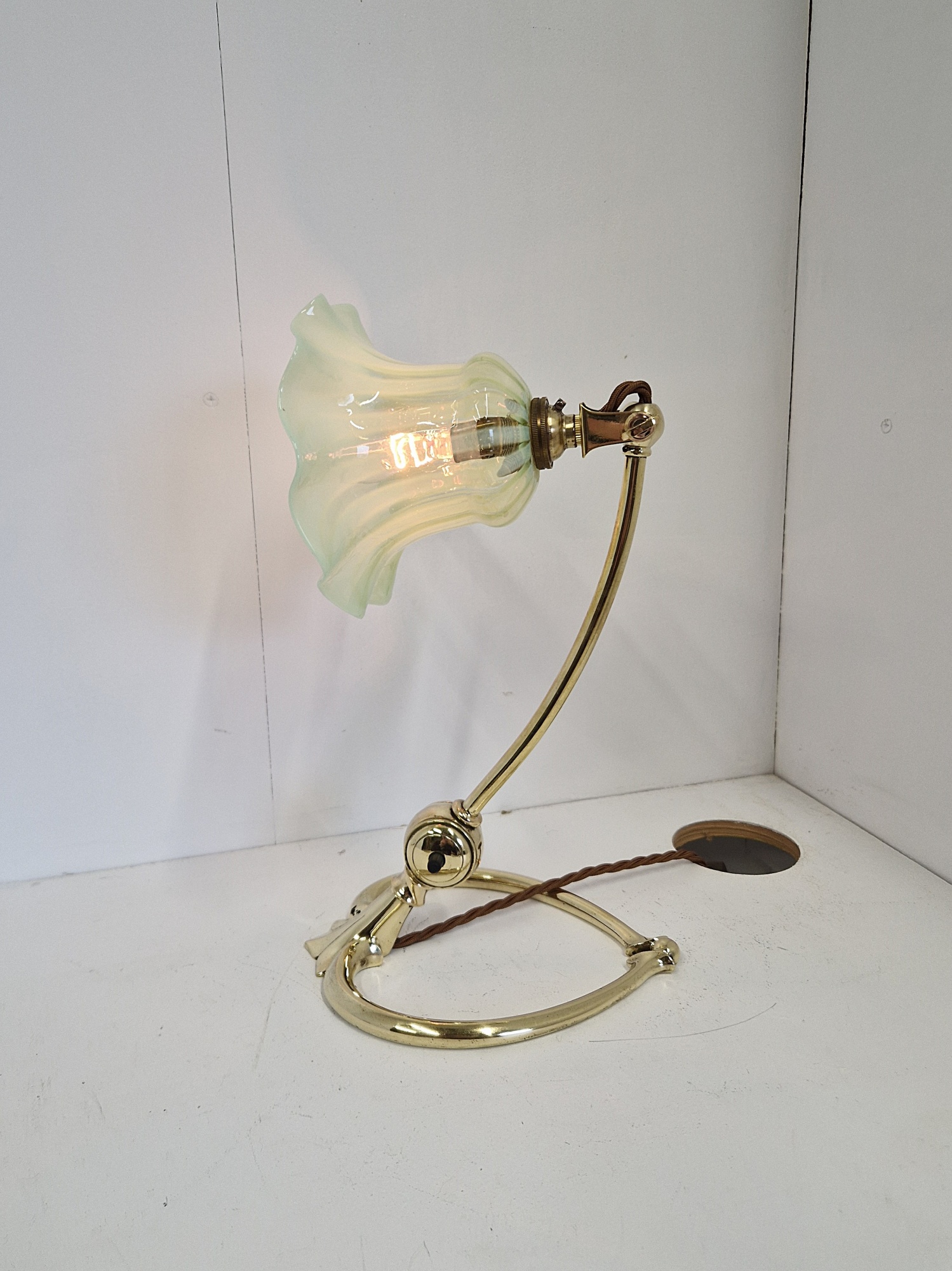 W.A.S Benson, London | Multi-adjustable Arts & Crafts Desk Lamp | England c.1905 | SOLD - Image 2