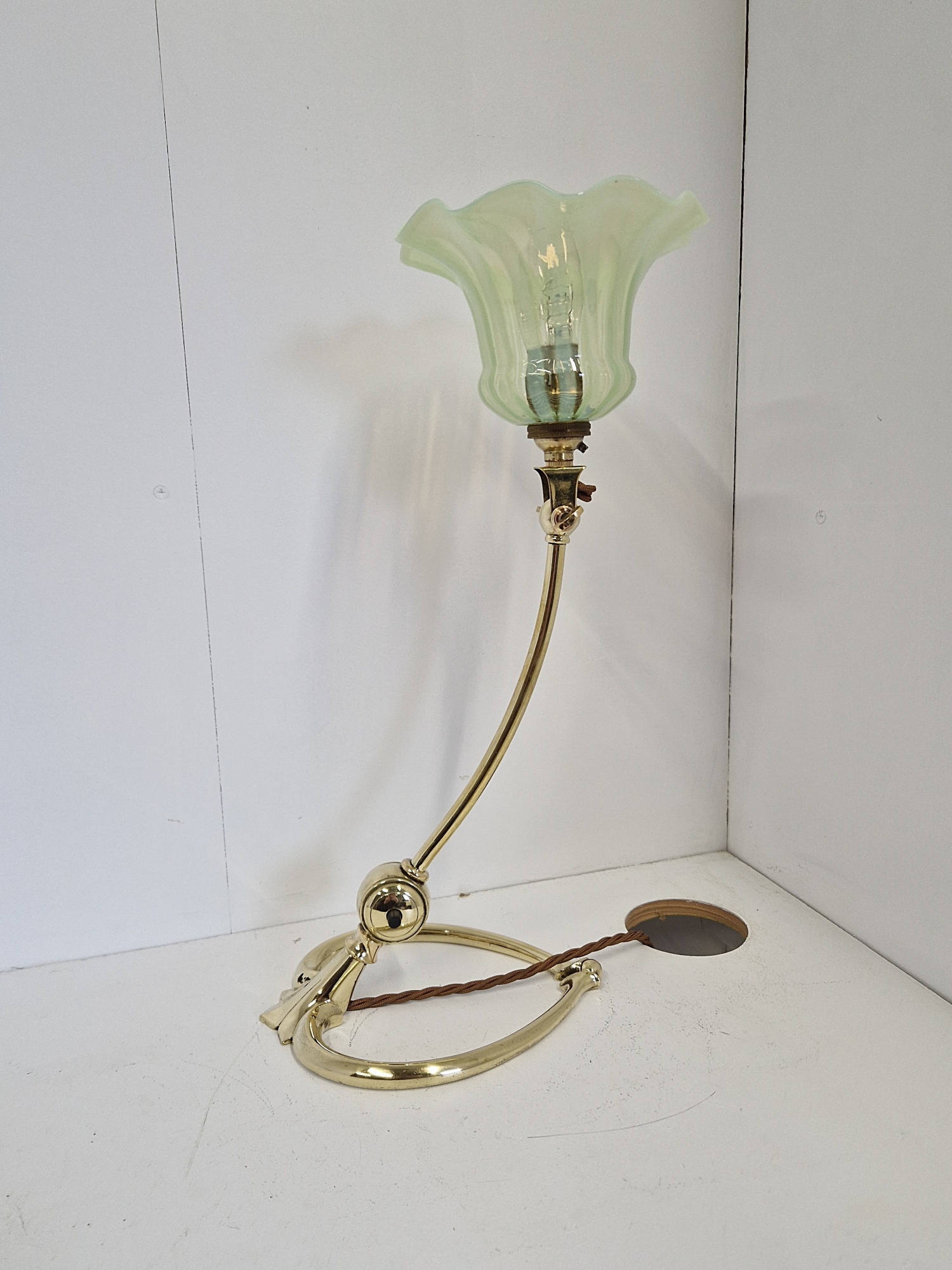 W.A.S Benson, London | Multi-adjustable Arts & Crafts Desk Lamp | England c.1905 | SOLD - Image 5
