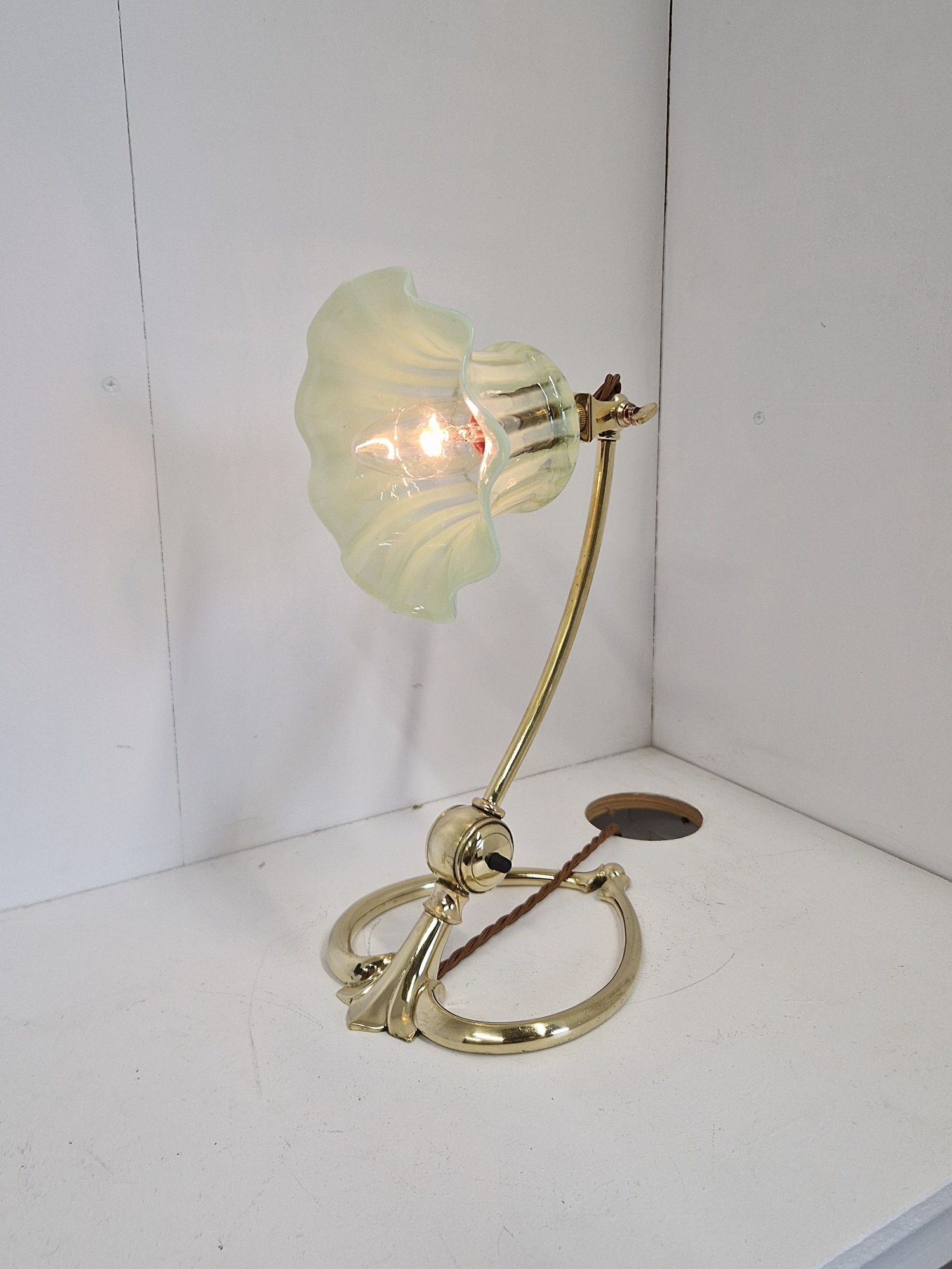 W.A.S Benson, London | Multi-adjustable Arts & Crafts Desk Lamp | England c.1905 | SOLD - Image 6