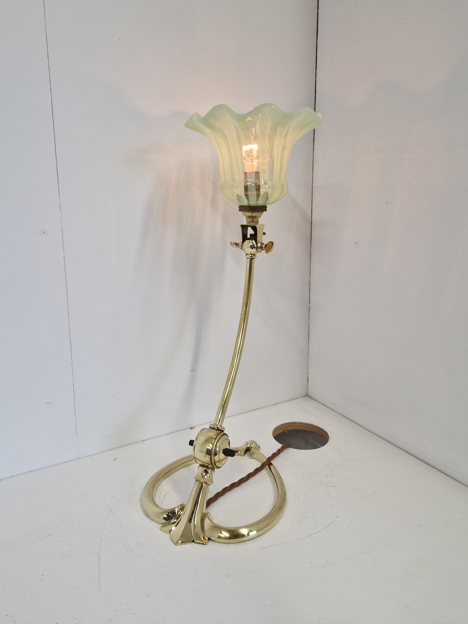 W.A.S Benson, London | Multi-adjustable Arts & Crafts Desk Lamp | England c.1905 | SOLD - Image 8