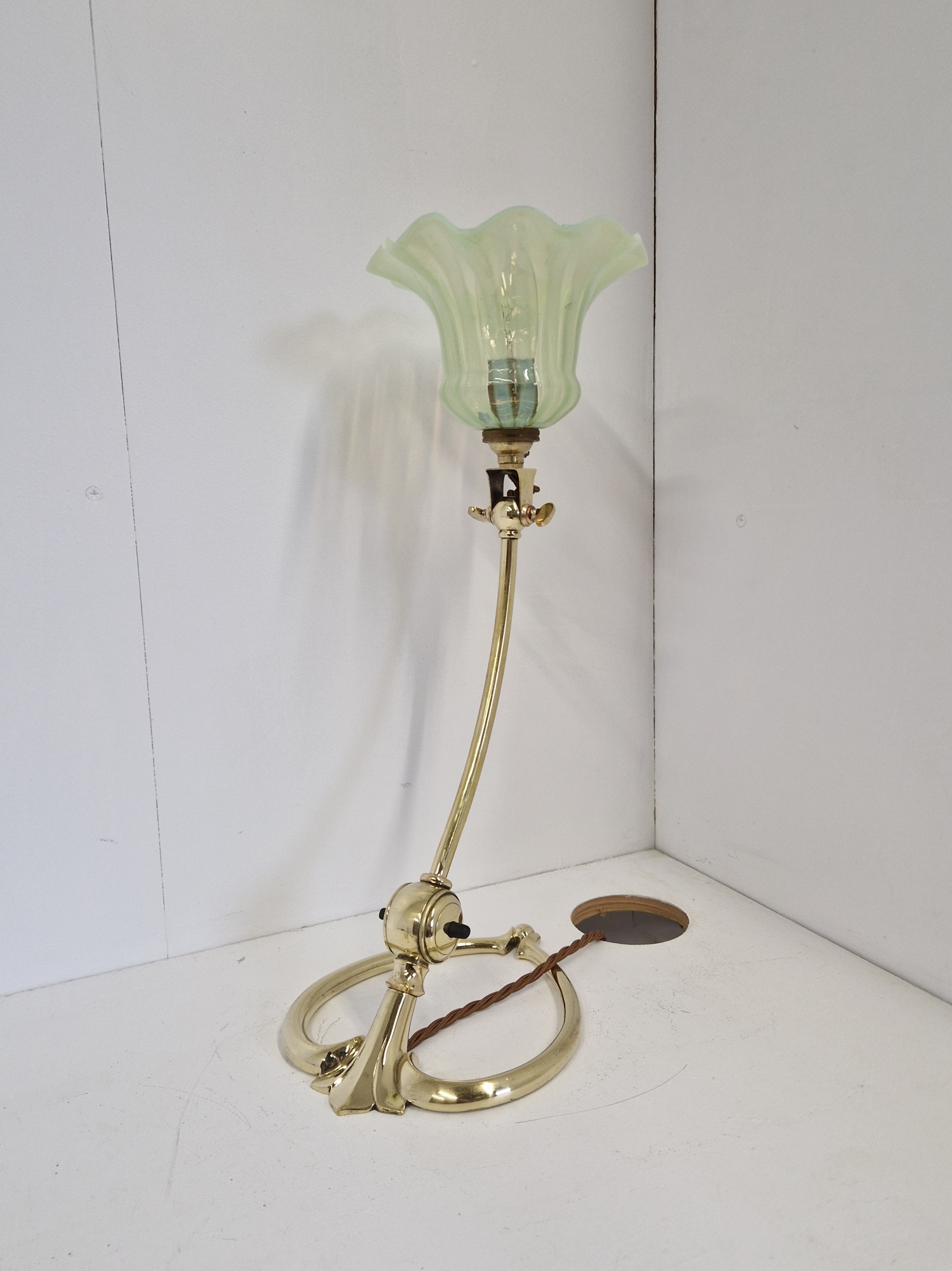 W.A.S Benson, London | Multi-adjustable Arts & Crafts Desk Lamp | England c.1905 | SOLD - Image 9