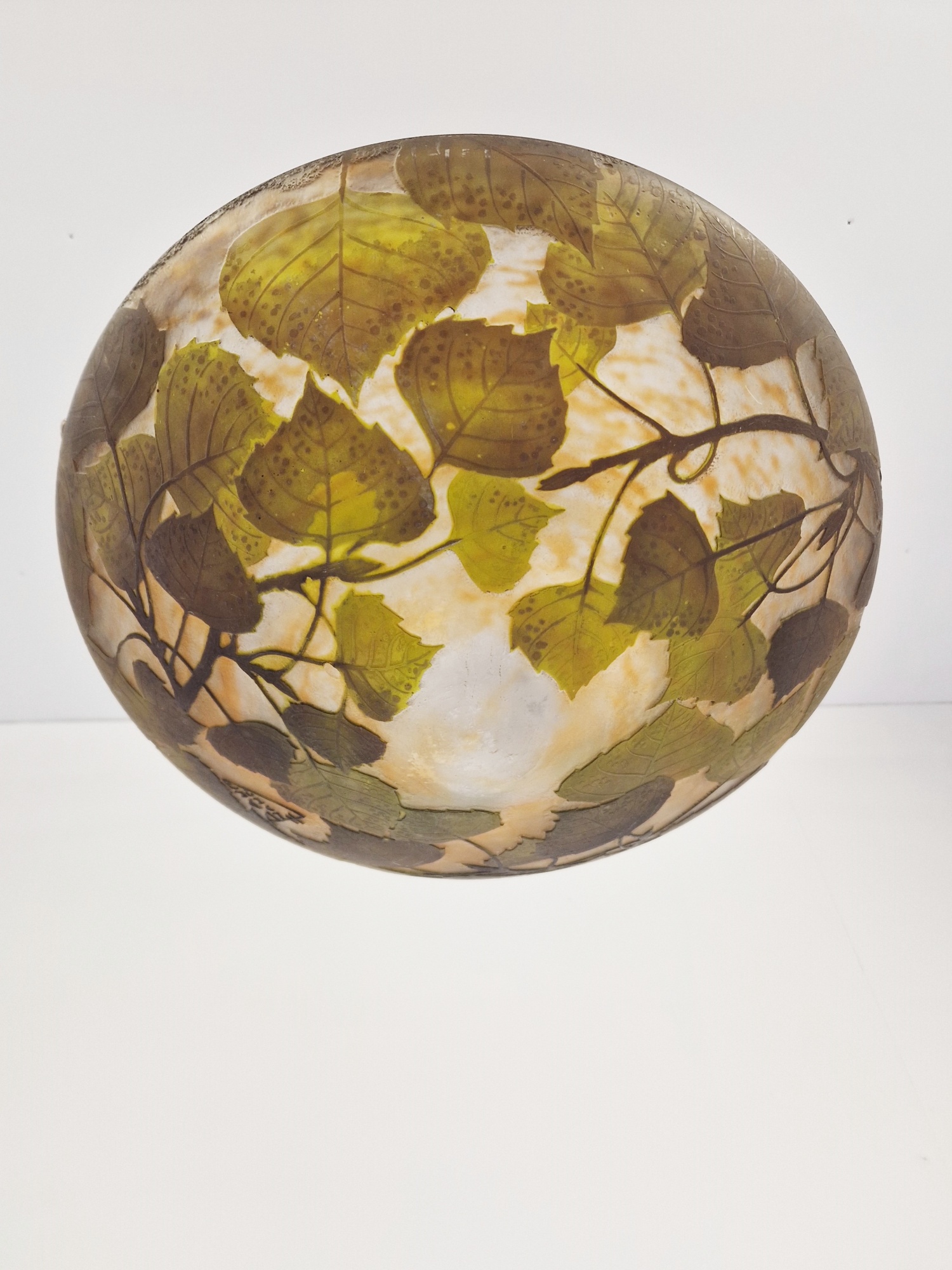 Daum Frères, Nancy | Cameo-Glass Plafonnier | France c.1910-20 | SOLD - Image 8