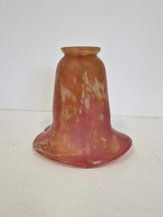 Daum Frères, Nancy | Red Pate-de-verre Lampshde | France c.1910