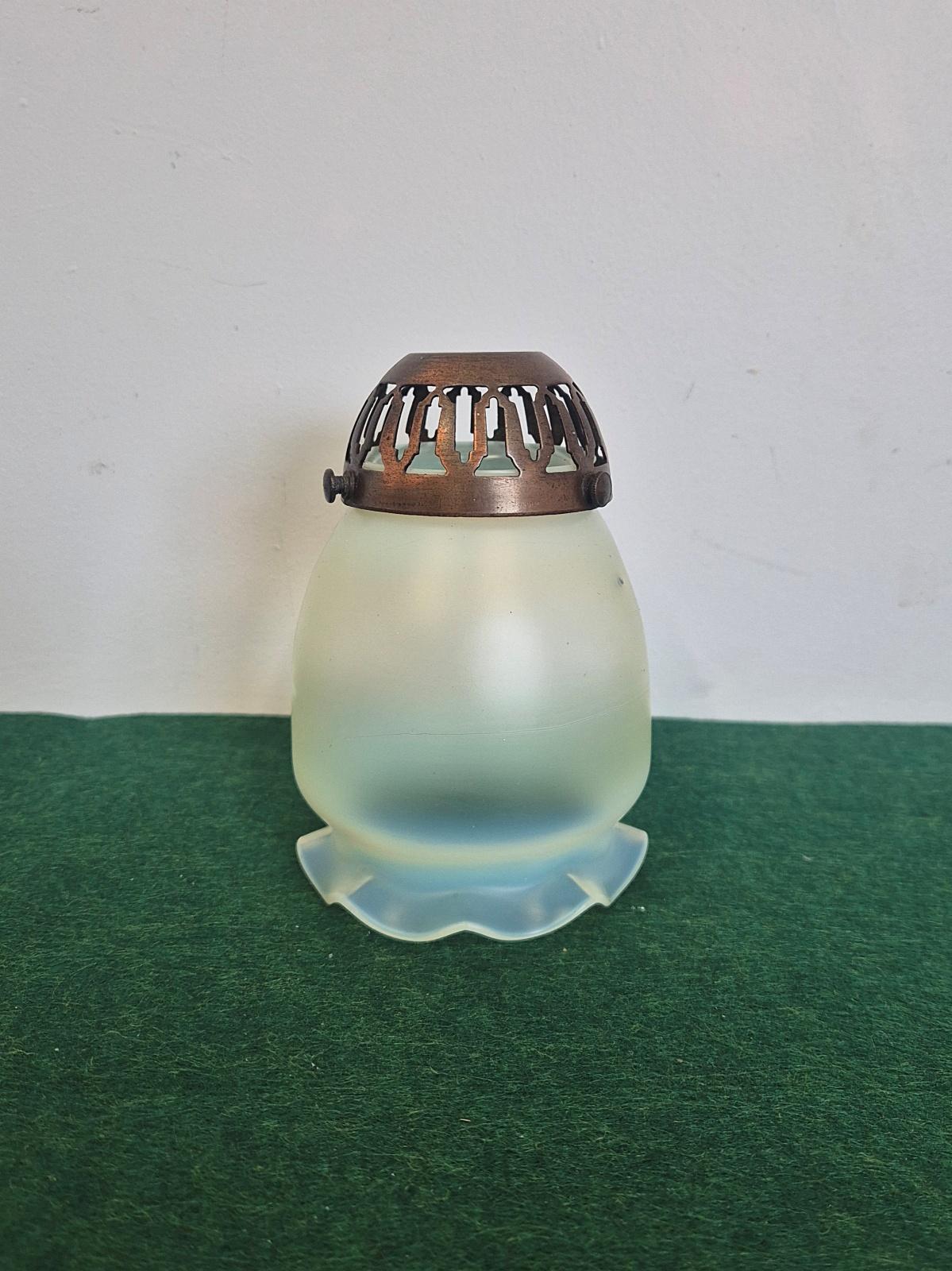 Unsigned | 2 Small Straw-vaseline Lampshades | England c.1900