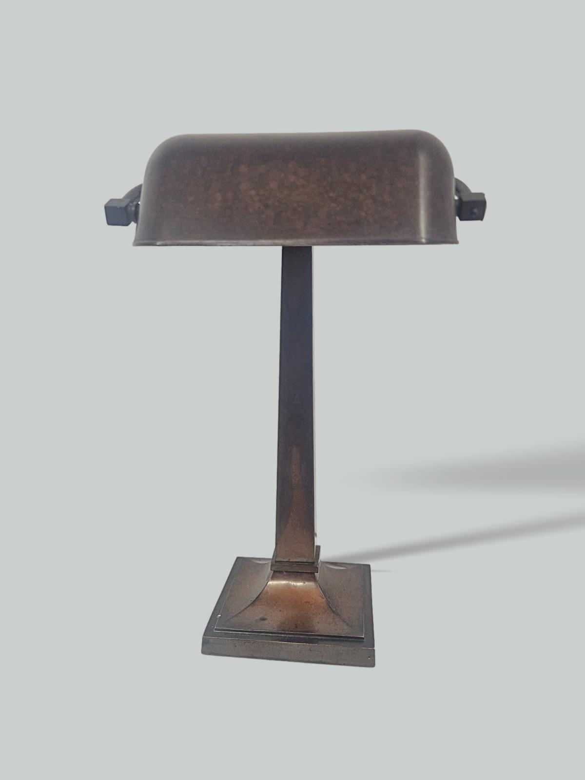 Unsigned | Large "Banker's" Desk Lamp | England c.1920