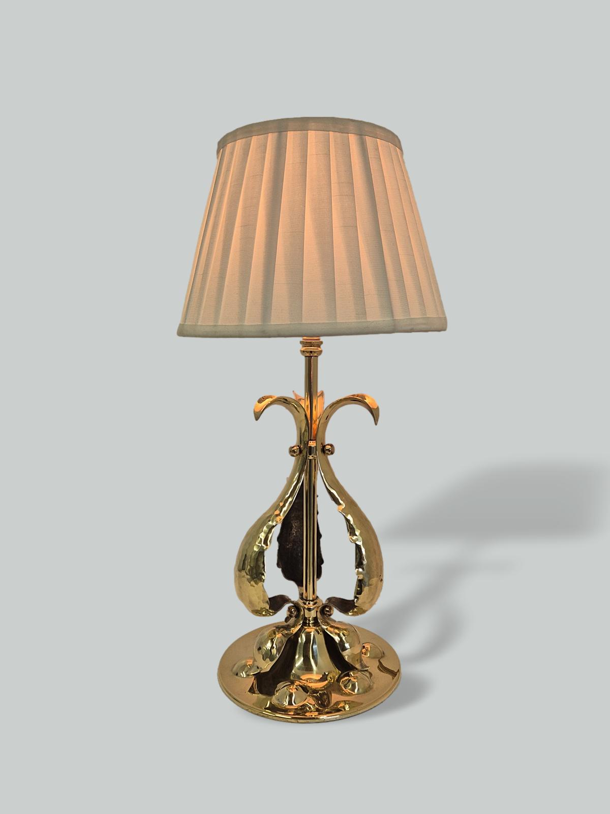 Unsigned | Brass Arts & Crafts Table Standard | England c.1905 | SOLD