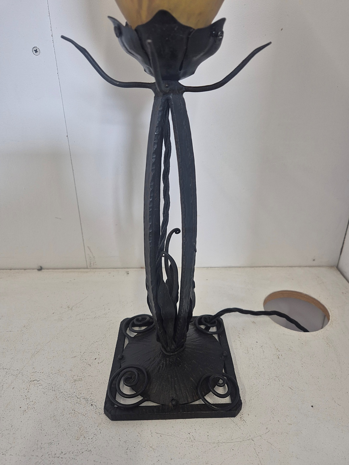 Daum Fréres, Nancy | 2 Pate-de-verre Table Lamps | France c.1925 - Image 8