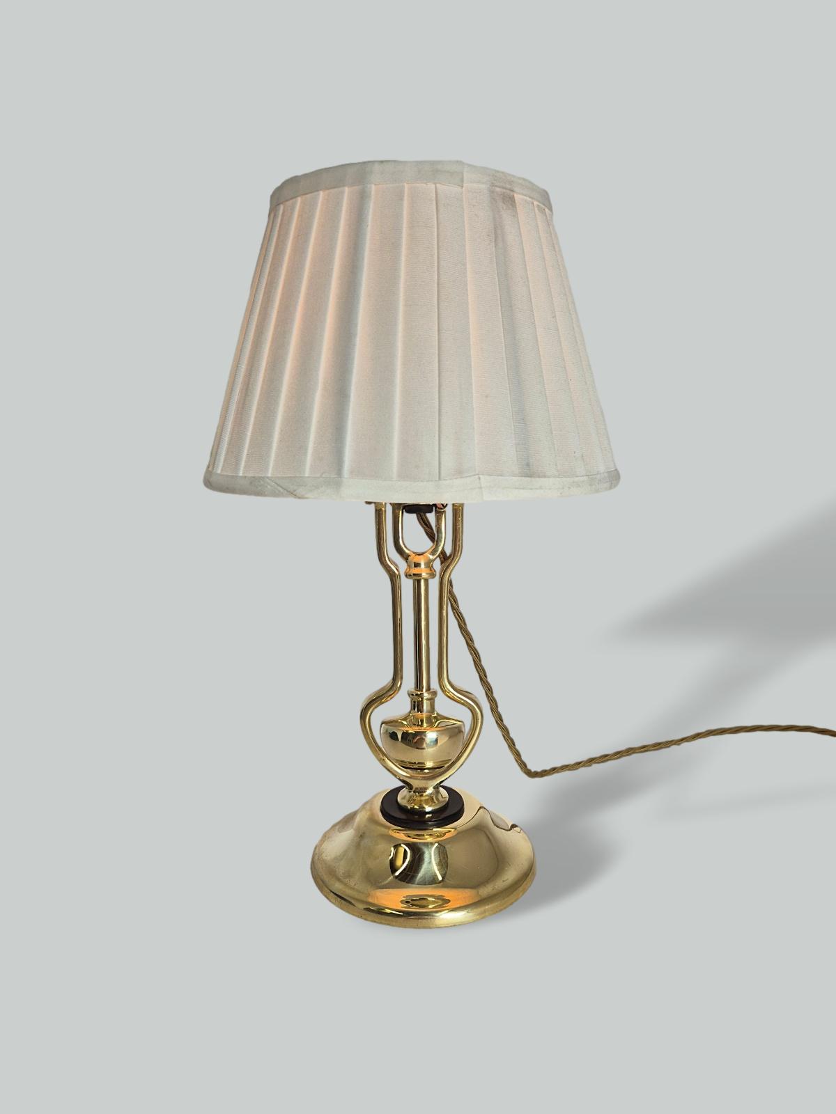 Attributed Playmit | Cast Brass "Gimbal" Table or Wall Lamp | England c.1915