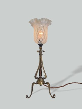 Unsigned | Brass Arts & Crafts Table Standard | England c.1905