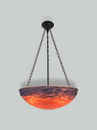 Grandes Verreries de Croismare | Pate-de-verre Plafonnier | France c.1925 | SOLD