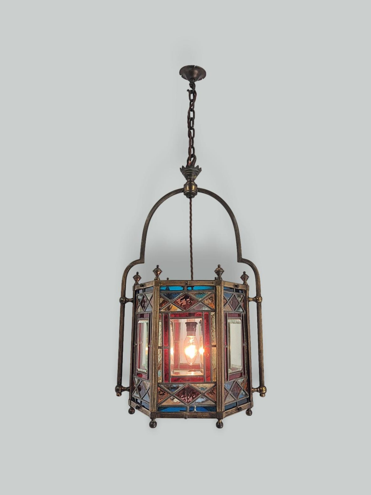 Unsigned | Large Aesthetic-movement Hall Lantern | England c.1880