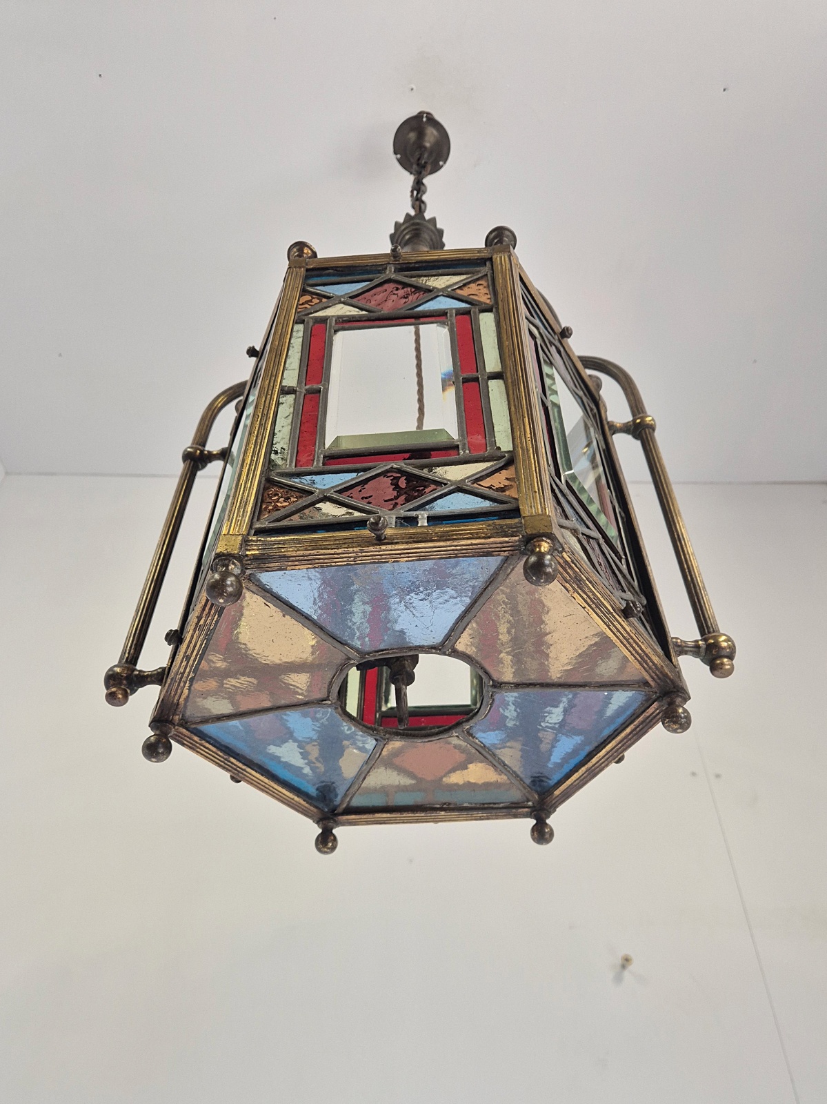 Unsigned | Large Aesthetic-movement Hall Lantern | England c.1880 - Image 10