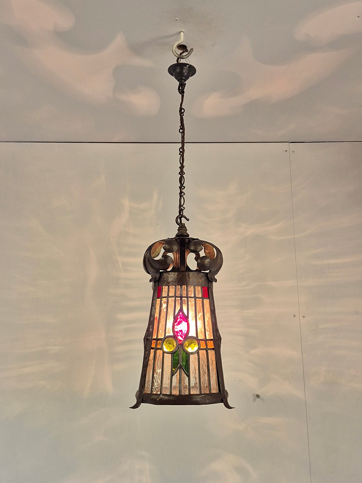 Attributed J & W.B.Smith Ltd, London & Glasgow | Arts & Crafts Hall Lantern | England c.1905 - Image 2