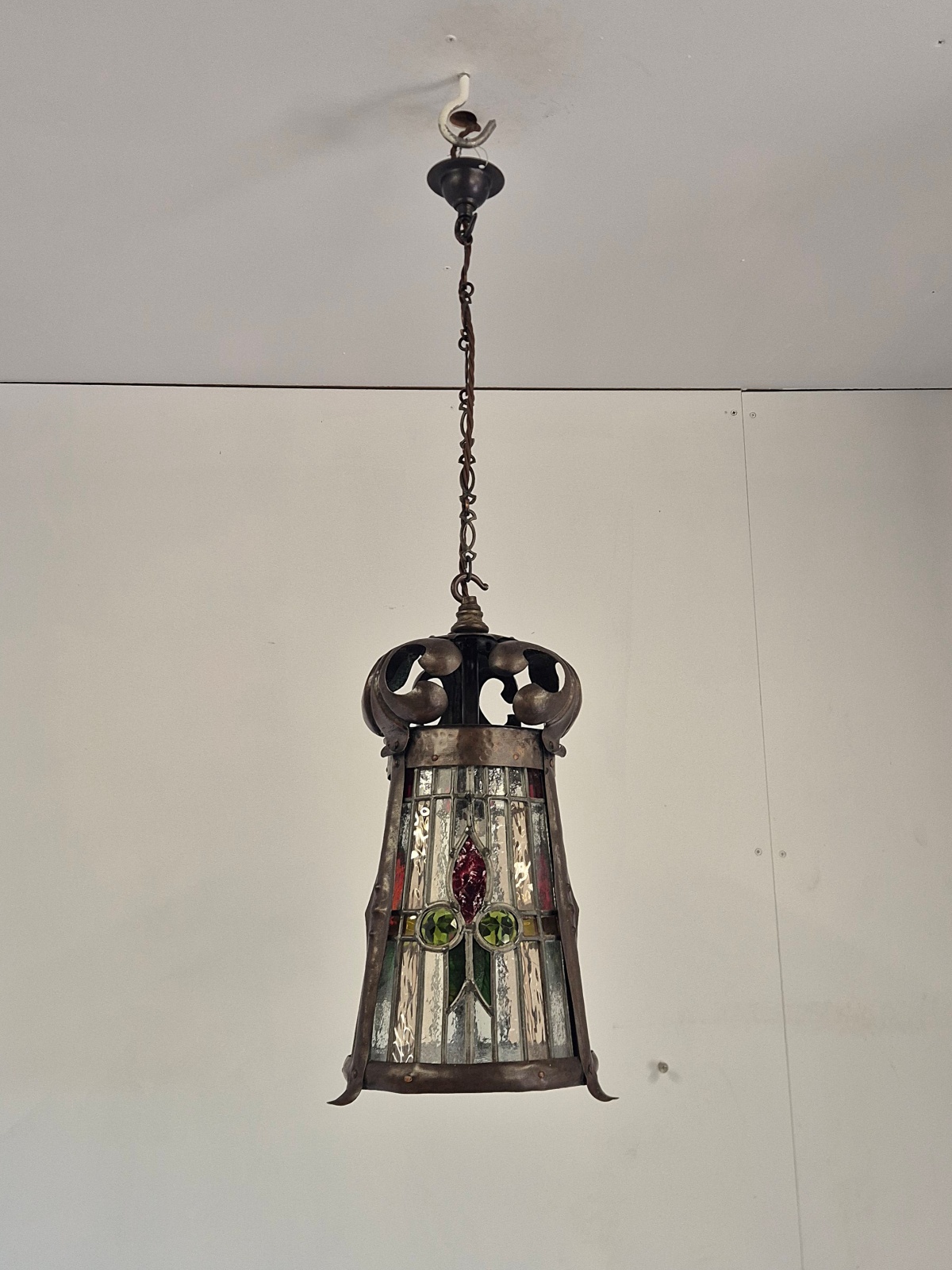 Attributed J & W.B.Smith Ltd, London & Glasgow | Arts & Crafts Hall Lantern | England c.1905 - Image 3