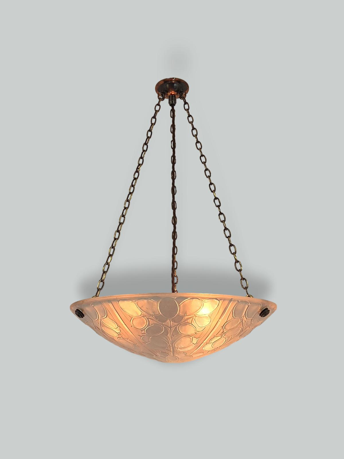 Simonet Frères | Art Deco Plafonnier | France c.1925-35