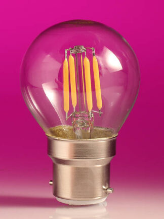 4w=40w | LED Golfball Lamp B.22 | Non-Dimmable