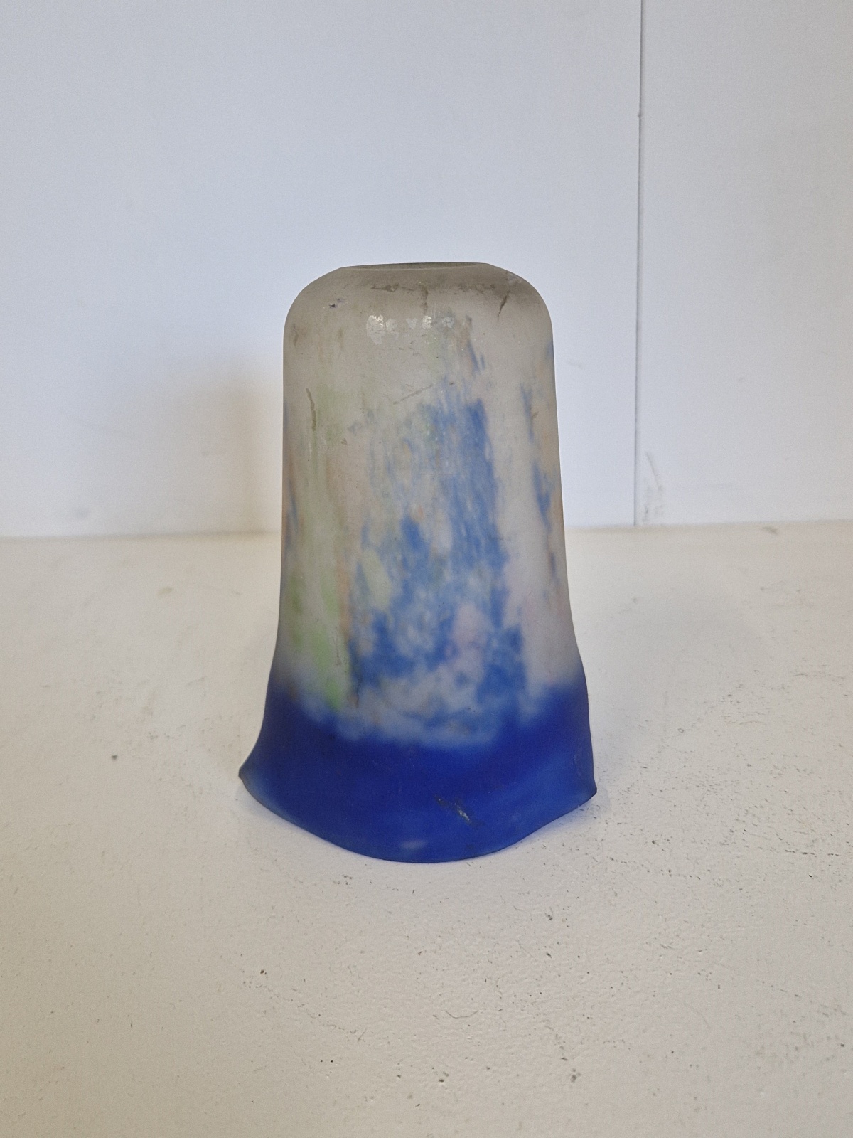 Noverdy (Nouvelle Verrerie de Dijon) | Pate-de-verre Lampshade | France c.1925