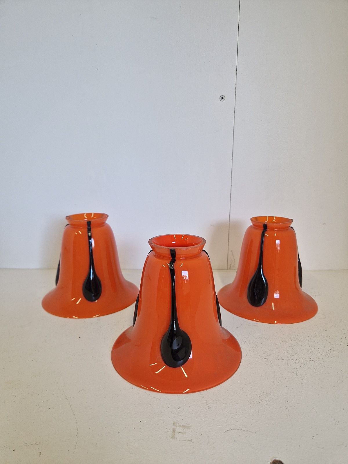 Michael Powolny for Loetz | 3 Cameo Glass Lampshades