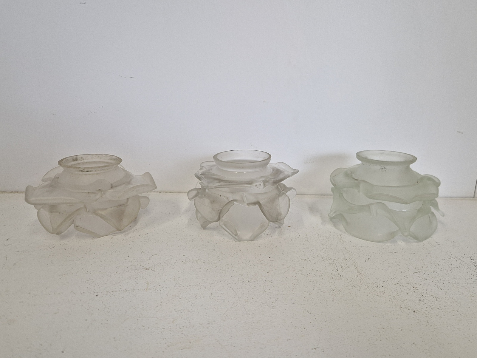 Frosted Rose Lampshades | Price for Each