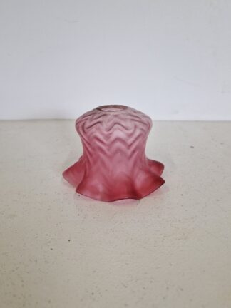 Unsigned | Minature Cranberry Lampshade | England c.1910