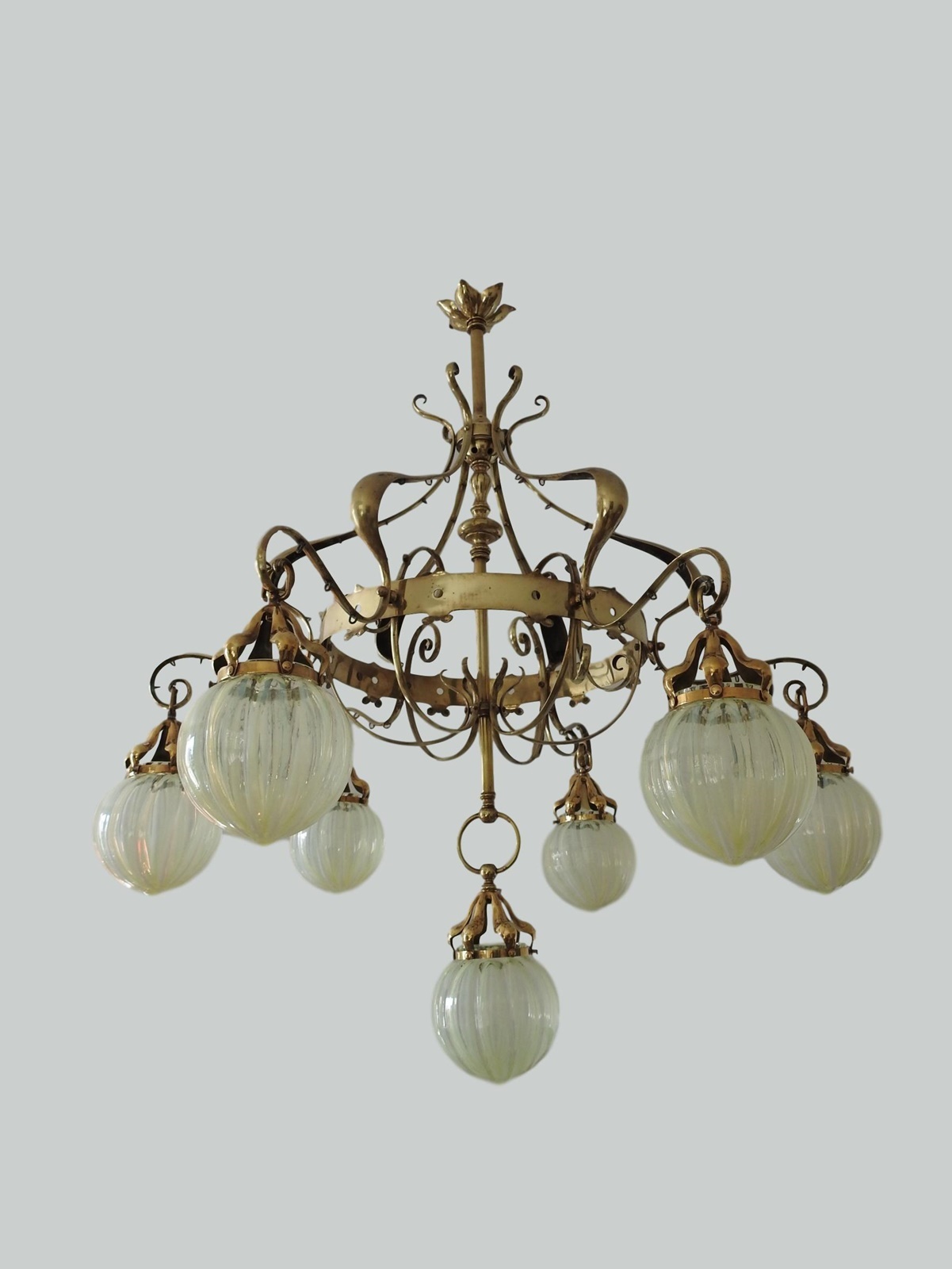 Best & Lloyd, Birmingham | Rare & Impressive Art Nouveau Chandelier | England 1898 | SOLD