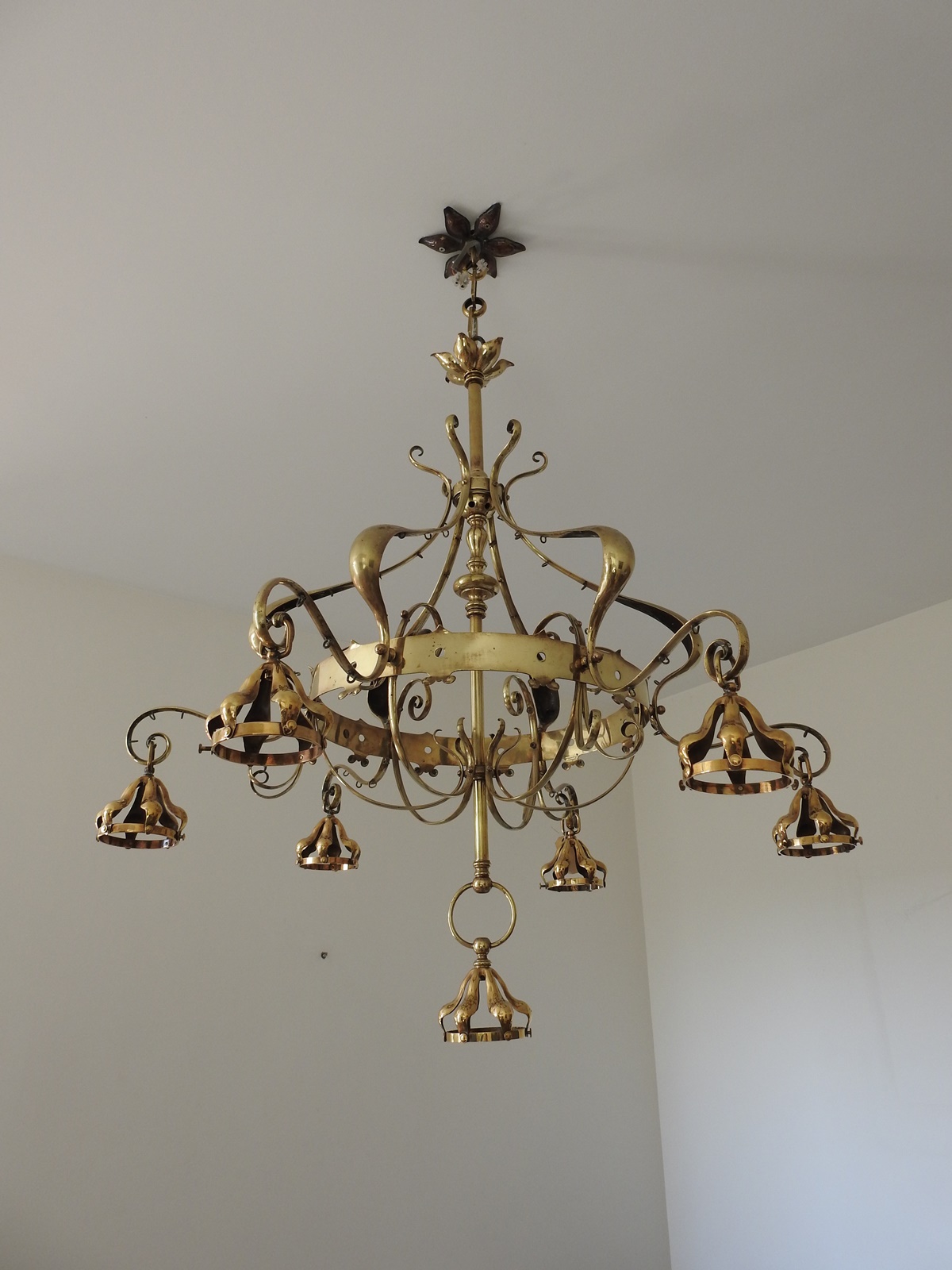 Best & Lloyd, Birmingham | Rare & Impressive Art Nouveau Chandelier | England 1898 | SOLD - Image 6