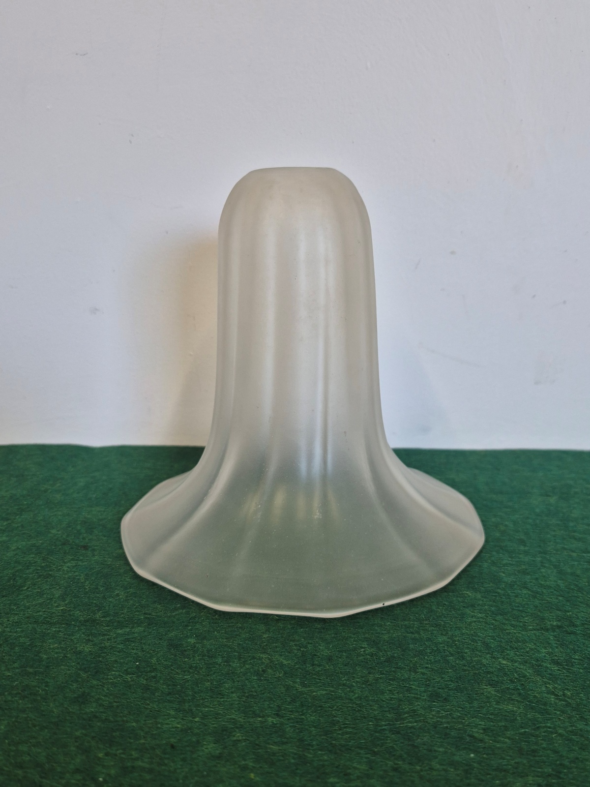 Unsigned | Large Satin-glass Bell Lampshade | England c.1910