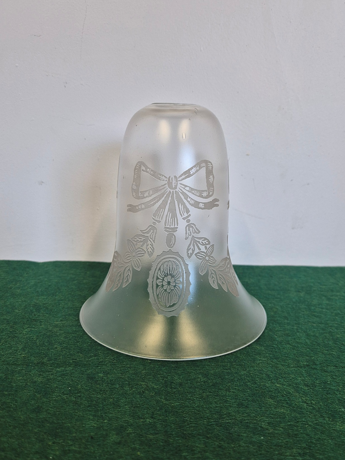 John Walsh Walsh | Satin & Acid-etched Bell Lampshade | England c.1910